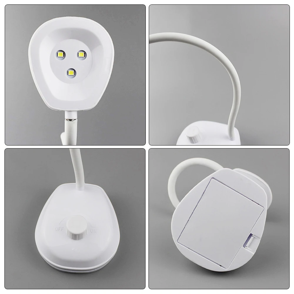 Гибкая настольная лампа светодиодная перезаряжаемая подставка с USB flexo office