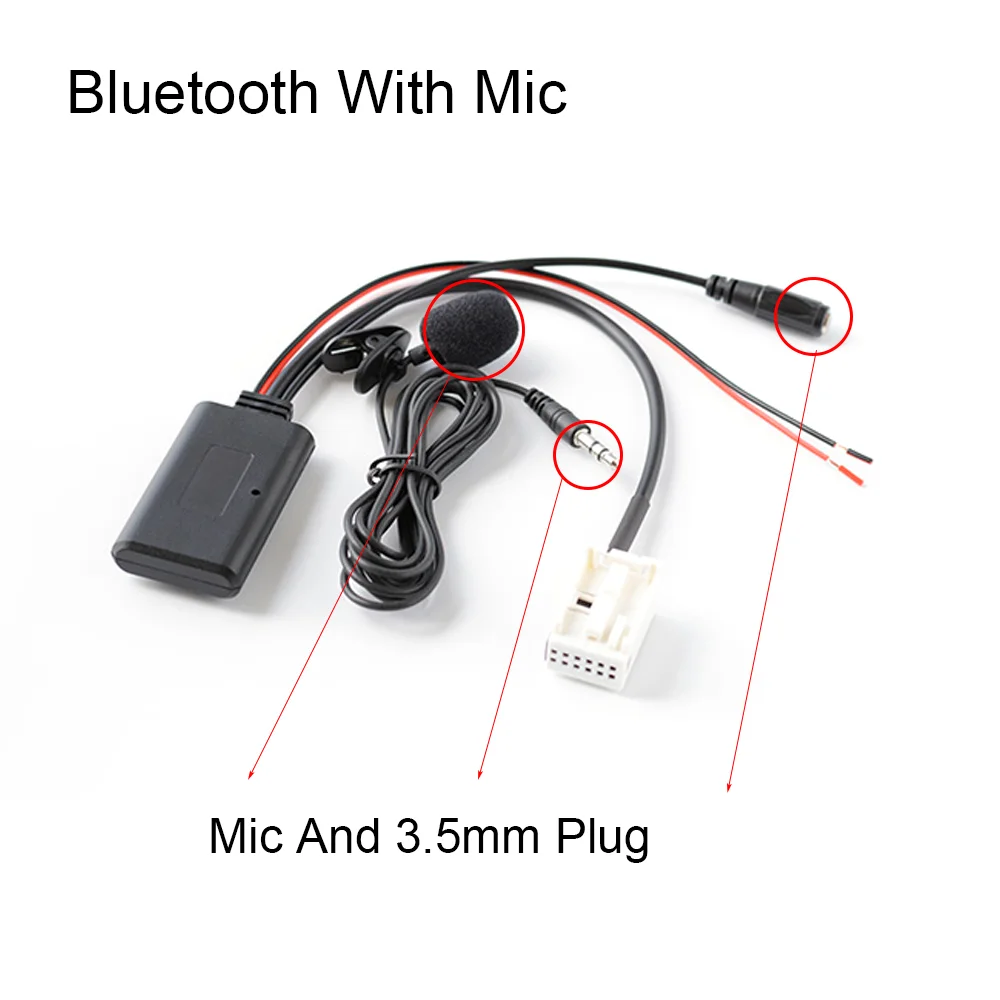Автомобильный Bluetooth 5 0 Aux приемник Кабельный адаптер для VW MFD3 RCD RNS 210 310 315 510 Радио
