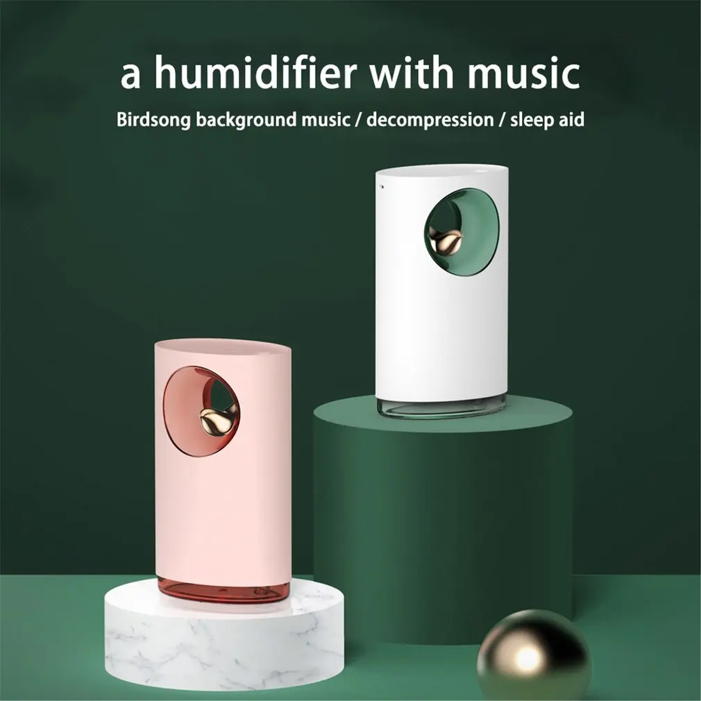 Музыкальный увлажнитель воздуха USB Bird с ночсветильник бытовой распылитель