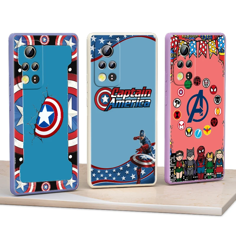 

Avengers Cartoon Hero Marvel For Honor 50 30 20 10X 9X V40 V30 X20 X10 Play 3 4 Pro Lite 5G Liquid Silicone Soft Phone Case