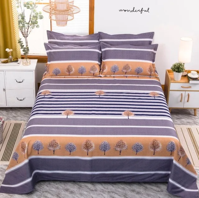 Простыня влюбленных розовая двойной/Queen/King Размеры постельное белье плоский лист