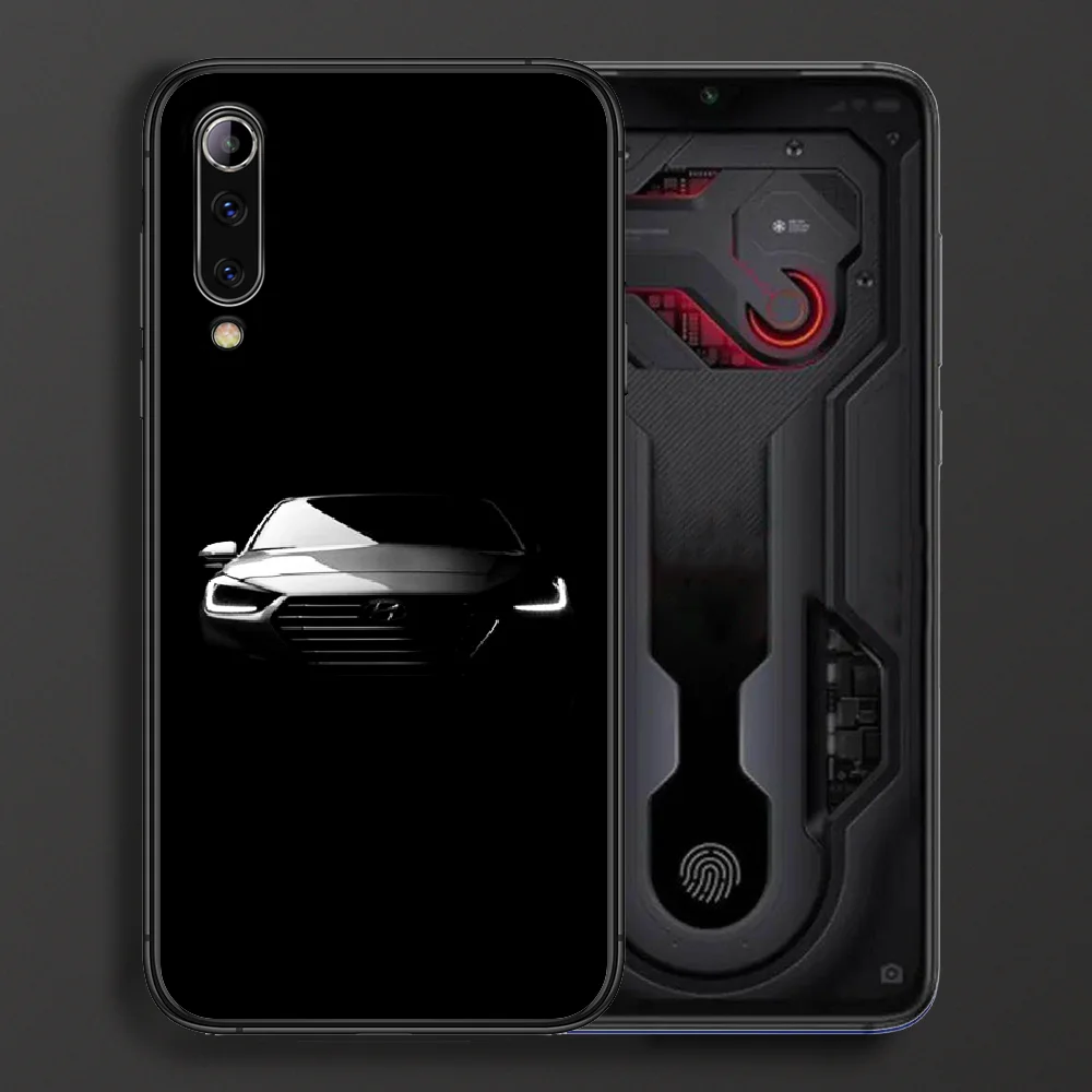 

Hyundai Logo Phone case For Xiaomi Mi note 10 A3 9 MAX 3 A2 8 9 Lite Pro ultra black shell luxury back pretty cover 3D Etui soft