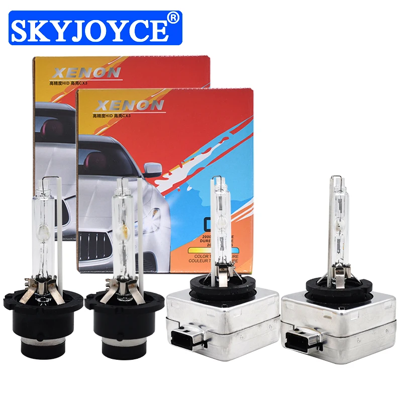 SKYJOYCE 2 шт. 12 В 55 Вт D1S D2S D3S D4S ксеноновая лампа 4300 К 5000 6000 8000 10000 к 35 D1R D2R D3R D4R для
