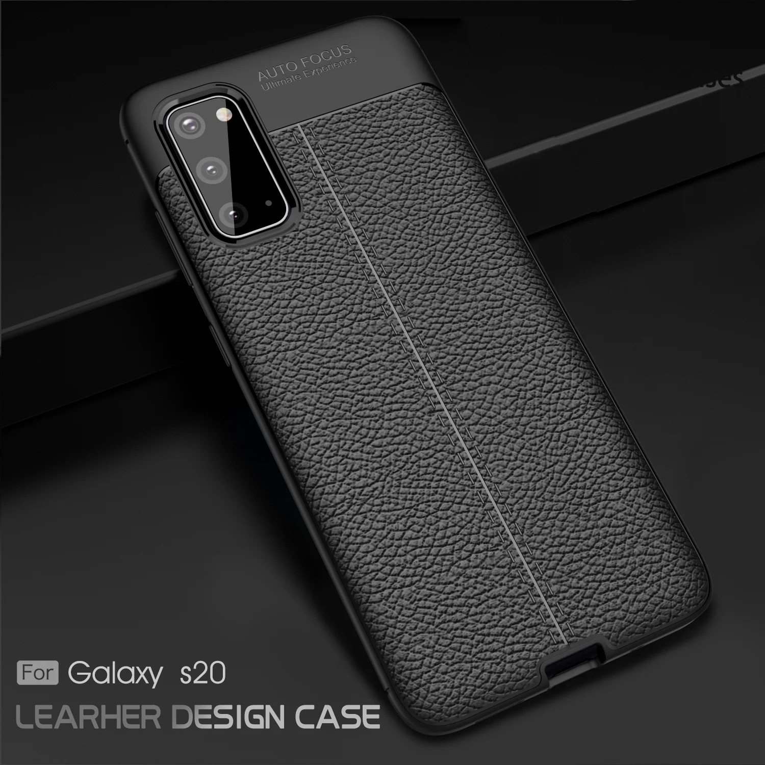 Силиконовые чехлы для Samsung Galaxy S20, ультраполная защита, защита с узором Личи для Samsung Galaxy carcaso S20 Plus