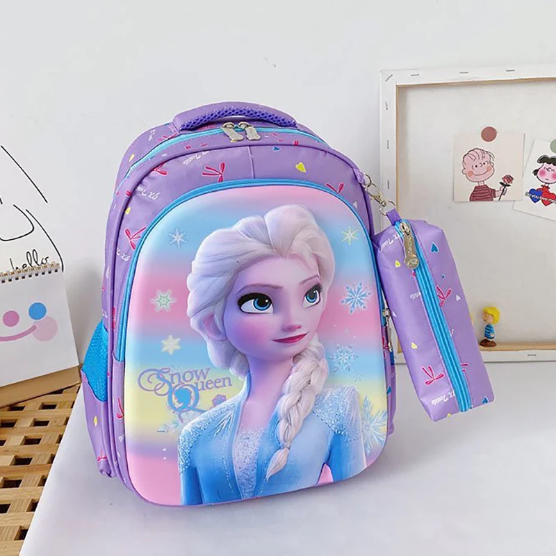 Рюкзак для начальной школы Disney Холодное сердце милый школьный ранец с градиентом