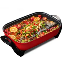 Joyoung 8L Multi-function Electric Hot Pot Pot Grill Integrated Pot Household Plug-in Electric Skillet Electric Frying Pan