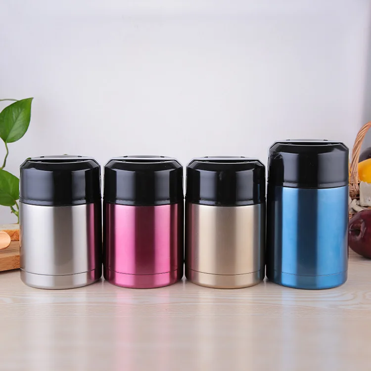 

304 stainless steel thermos lunch box for hot food with containers 800ml 1000ml Vacuum Flasks Thermoses thermo mug thermocup
