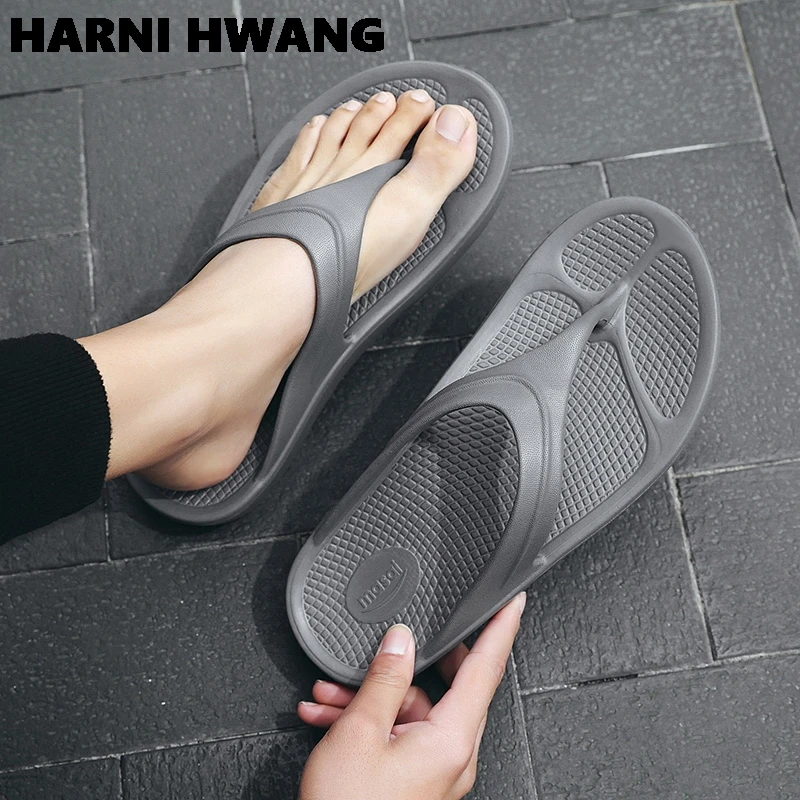 

Summer Slippers Men'S Non-Slip Sandals And Slippers Flip-Flops Breathable Thick-Soled Sandals And Slippers Slippers Toe Sandals