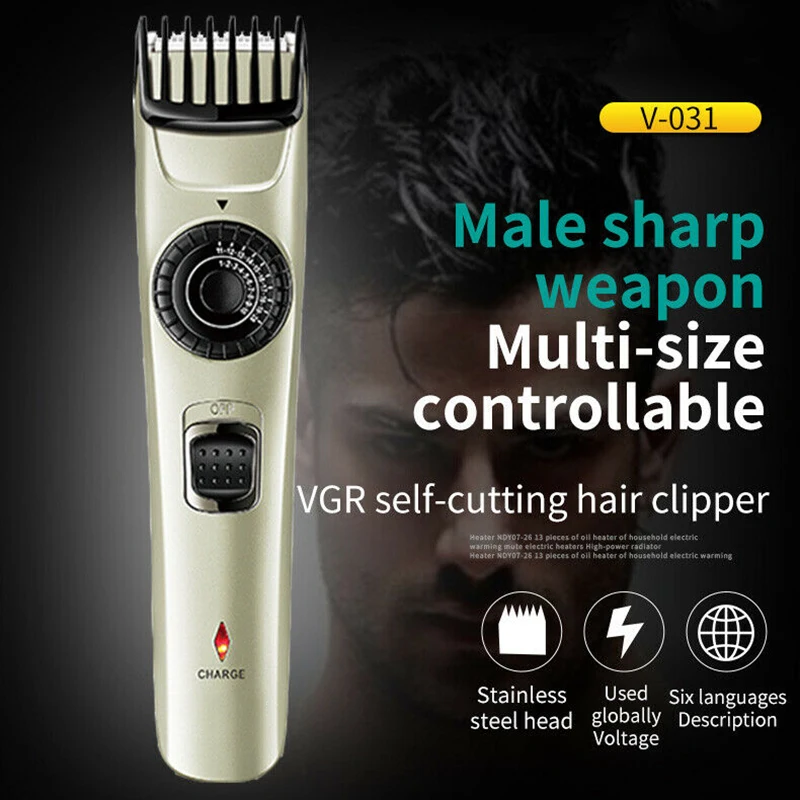 Professional Hair Clippers Mens Trimmers Cutting Machine Cordless Beard Shavers KG66 | Красота и здоровье