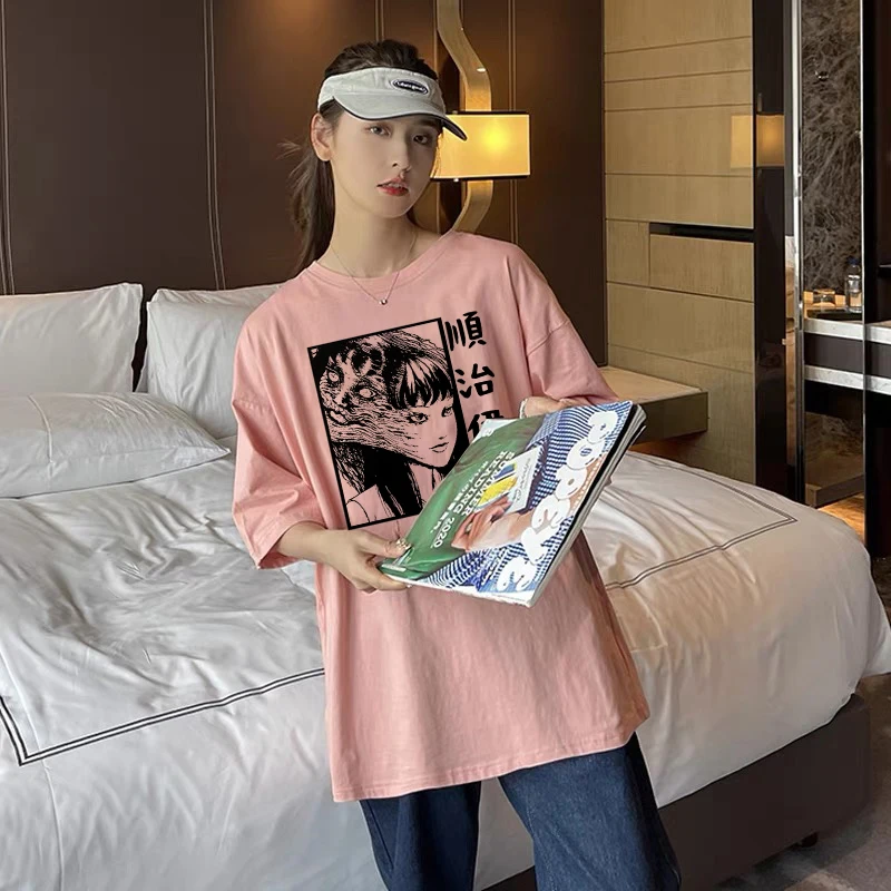 Томие дзюндзи Ито Узумаки ужасная футболка суэхиро маруо Аниме Манга японский