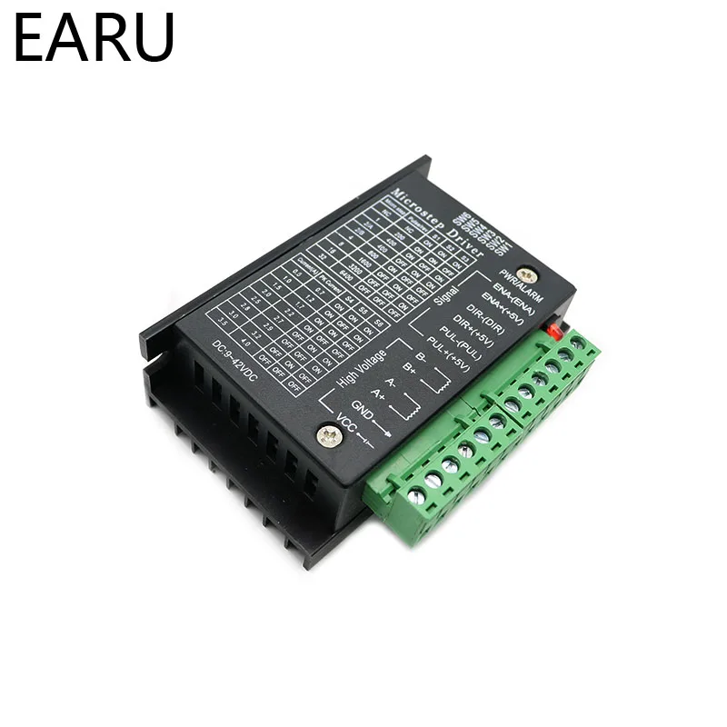 Free Shipping Stepper Motor Driver Microstep Digital TB6600 DC9-42VDC Nema23 1 Axis 2phase 4A CNC Router Controller | Обустройство