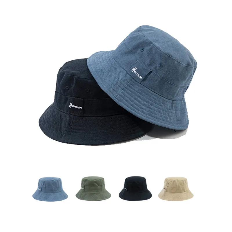 2021 New Fashion Bucket Hats for Women Spring Summer Panama Outdoor Sun Hat Casual Fisherman Hat Men Breathable Cotton Cap
