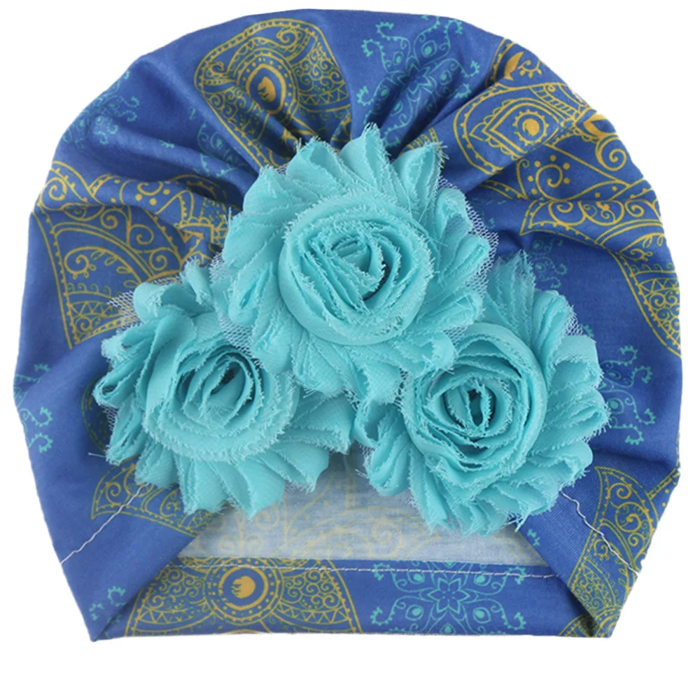 2020 детская шапочка для девочек с цветочным принтом весна-лето шапка маленьких