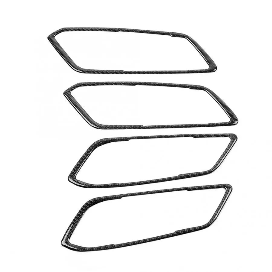 4 шт./компл. левый руль из углеродного волокна дверные ручки рамка отделка