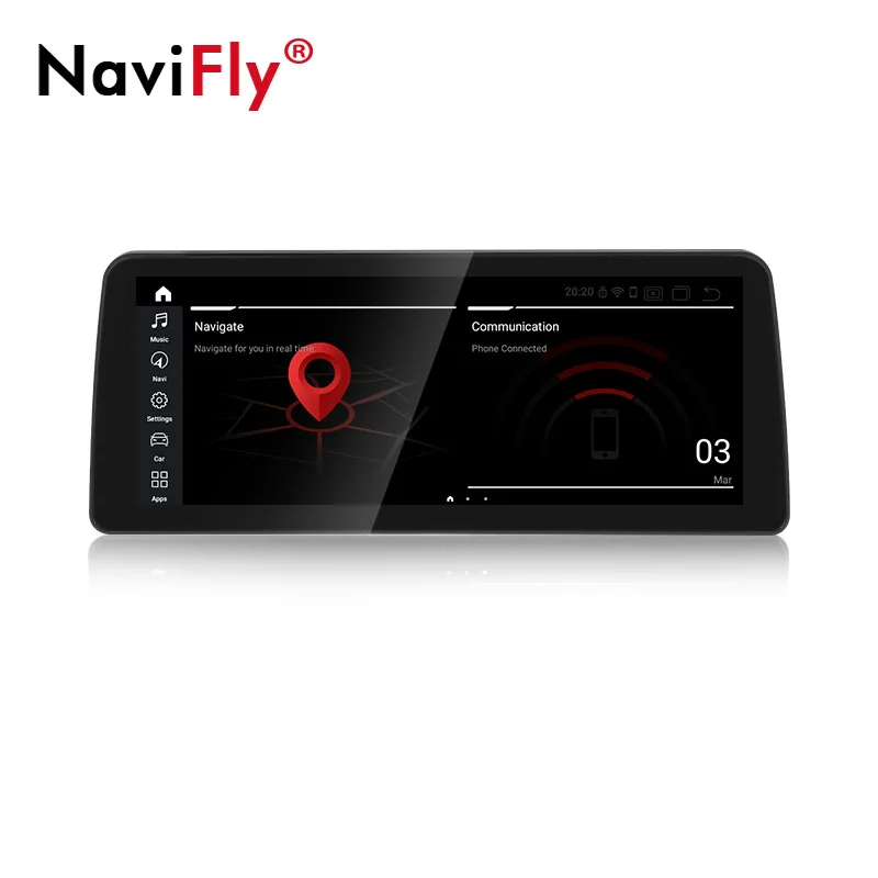 NaviFly 12 3 дюйма IPS экран Android 10 автомобильный мультимедийный плеер навигация для BMW