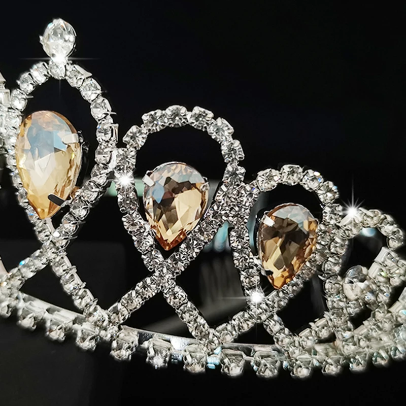 

Trendy Crown Bride Headband Bridal Tiaras Baroque Crystal Wedding Hair Accessories Headdress Wedding Tiaras And Crowns For Women
