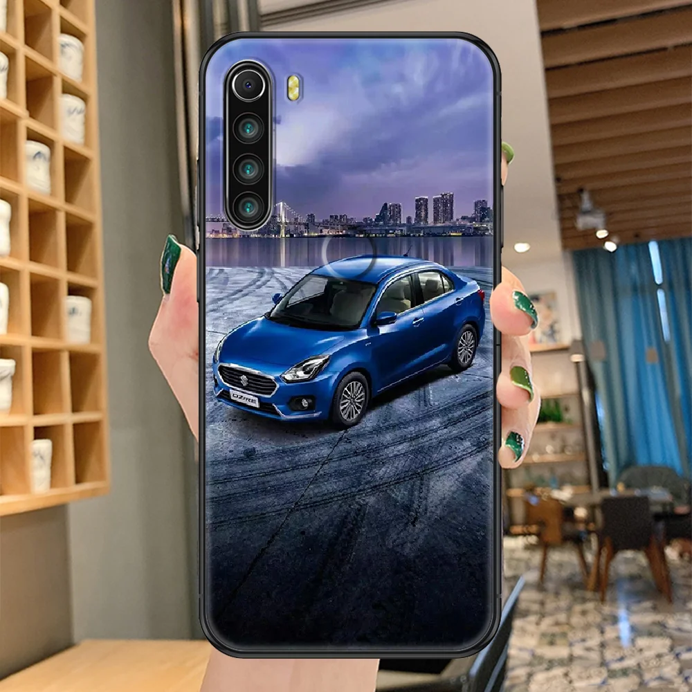 

SUZUKIs Car Phone case For Xiaomi Redmi Note 7 7A 8 8T 9 9A 9S 10 K30 Pro Ultra black silicone coque tpu hoesjes painting