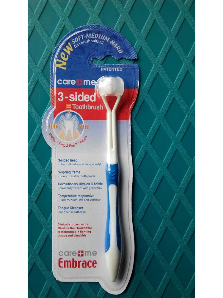 Двухсторонняя зубная щетка 2 шт. ультратонкая Мягкая для взрослых с щетиной | Мать