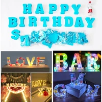 led letter light silicone resin mold alphabet epoxy molds with wooden lighted base for night light christmas party decoration
