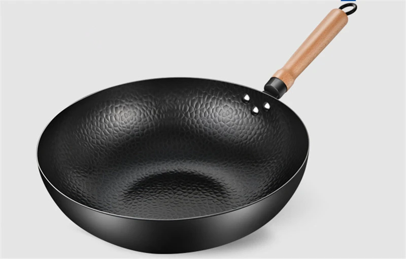 Китайская железная кастрюля домашняя традиционная плитка ручной работы с