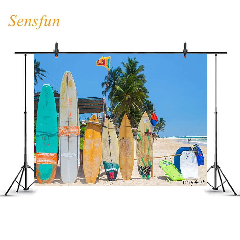 Виниловый фон для фотосъемки LEVOO студийный реквизит сёрфинга пляжа отдыха