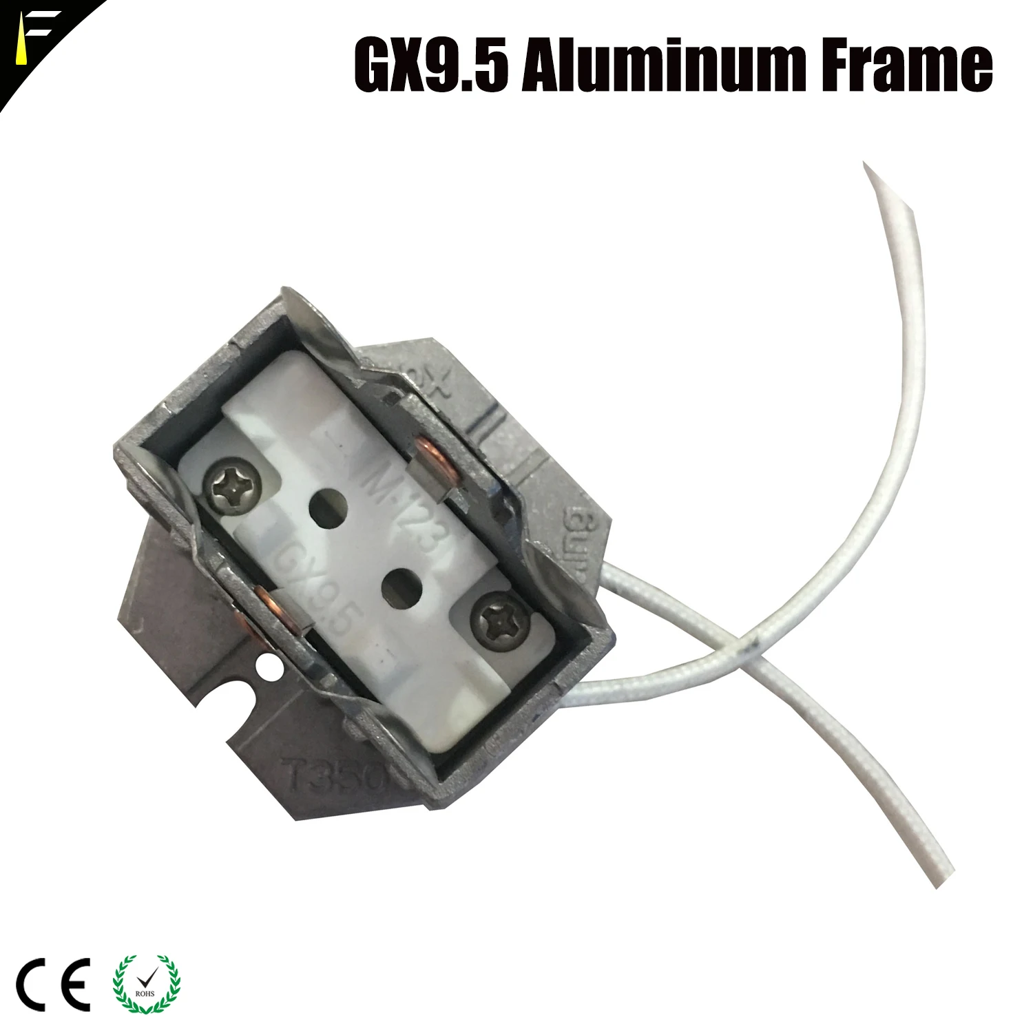 GX9.5 Aluminum Frame Цоколя GY9.5 держатель для 230V MSD 150/250/300 W 500/700/1000 Вт лампа для ног универсальная студия ТВ светильник лампочка GX9.5 основание светильника Тип - Цвет: GX9.5 Aluminum Frame
