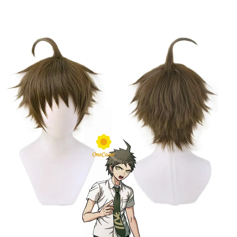 Аниме Danganronpa Хината Hajime Косплэй парик короткий для косплея данганронпа Уганда