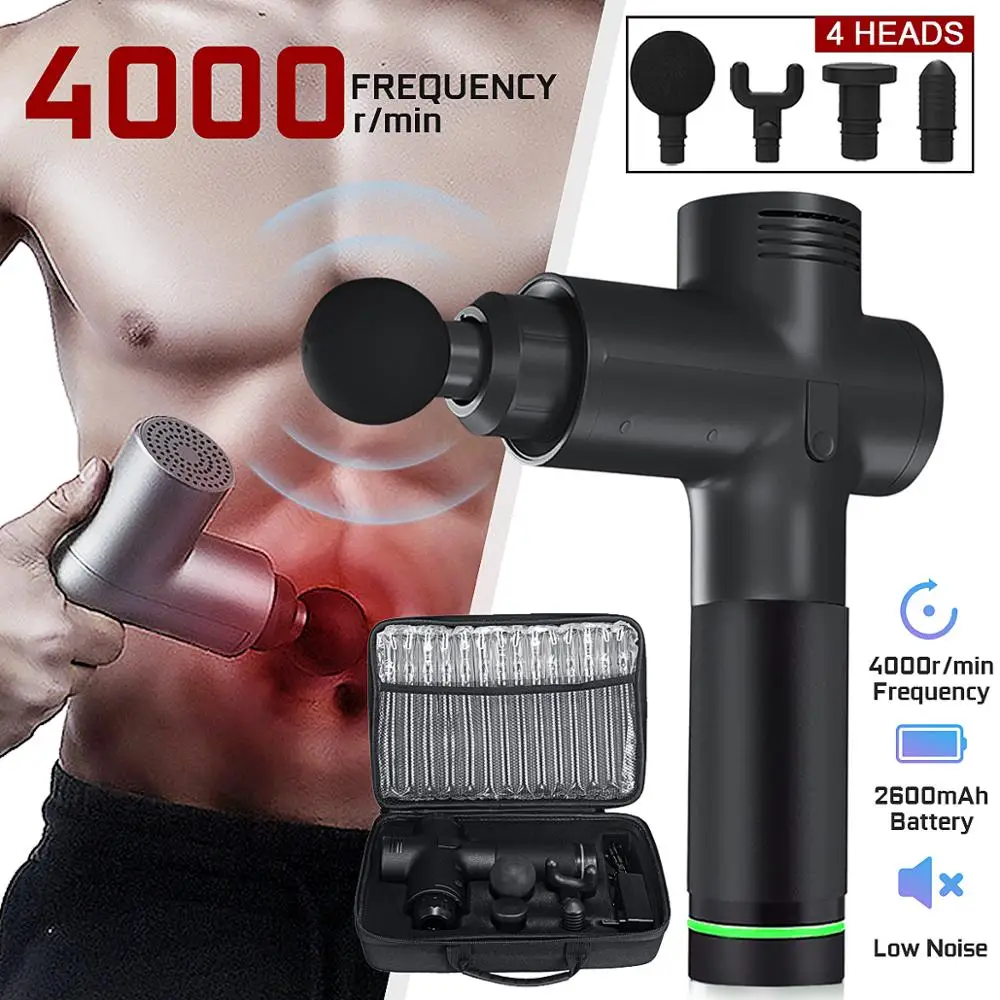 

Muscle Massage Gun Deep Tissue Massager Therapy Gun Exercising Muscle Pain Relief Body Shaping