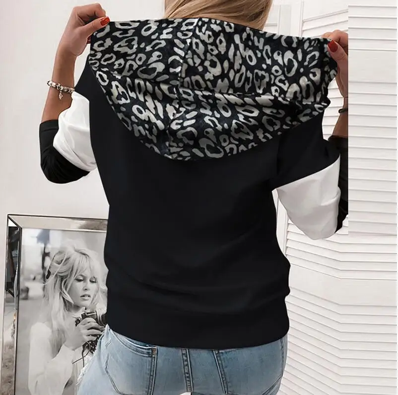 

Streetwear Hoodies Women Letter Print Sweatshirt Autumn Casual Long Sleeve Pullover Tops Lady Winter Hooded Collar Kawaii Blusa