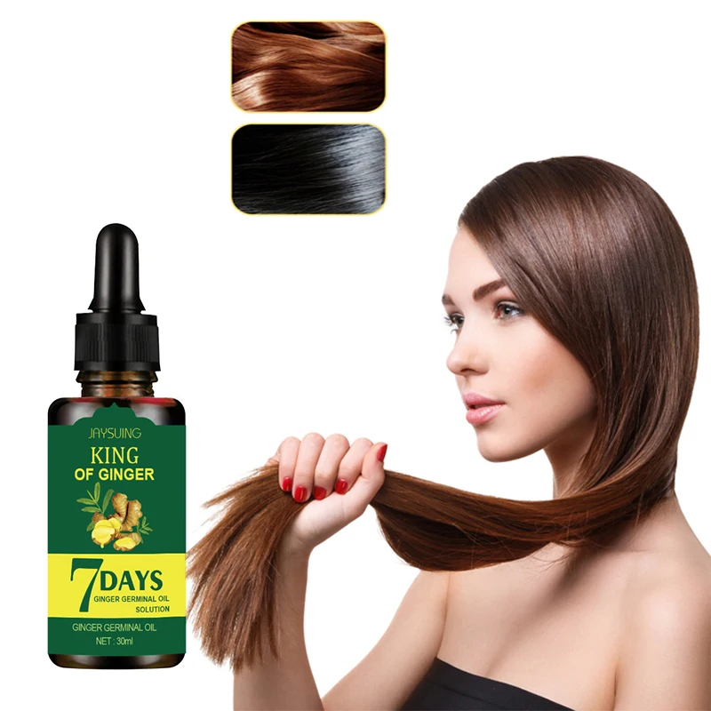 

30ml Fast Hair Growth Serum Ginger Anti-Lose Essential Oil Hair Repair Preventing Hair Liquid Damaged Growing Dropshipping