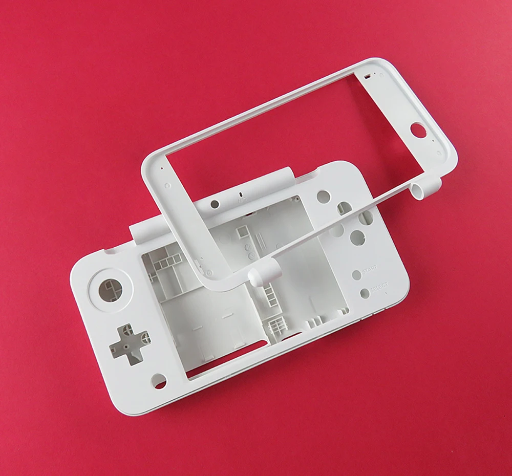 Для новых 2DS XL LL для новых 2DS LL Белый пластиковый корпус Оболочка Чехол сменная часть набор пластин