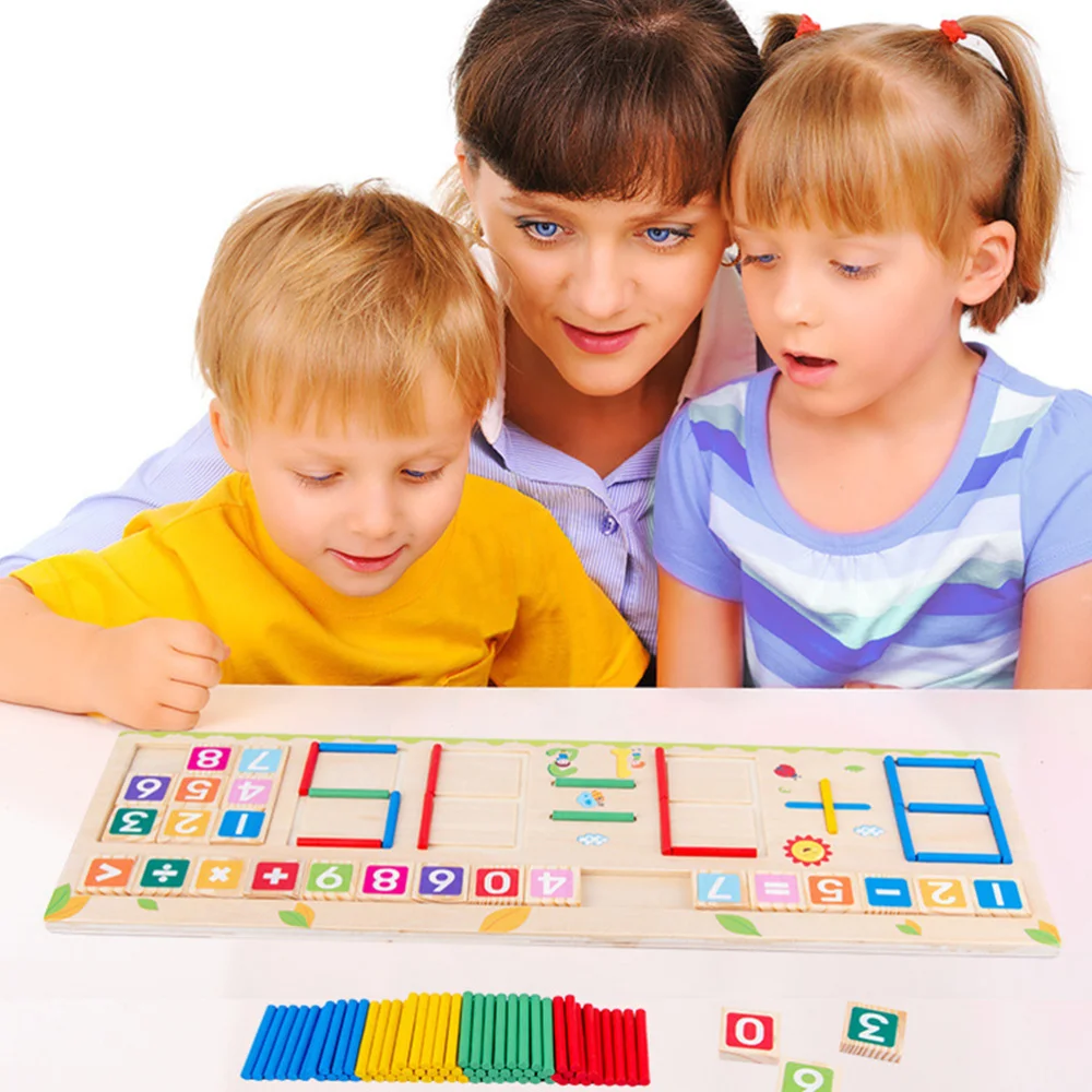 

1 Set of Children Math Learning Studying Aid Enlightenment Education Toys