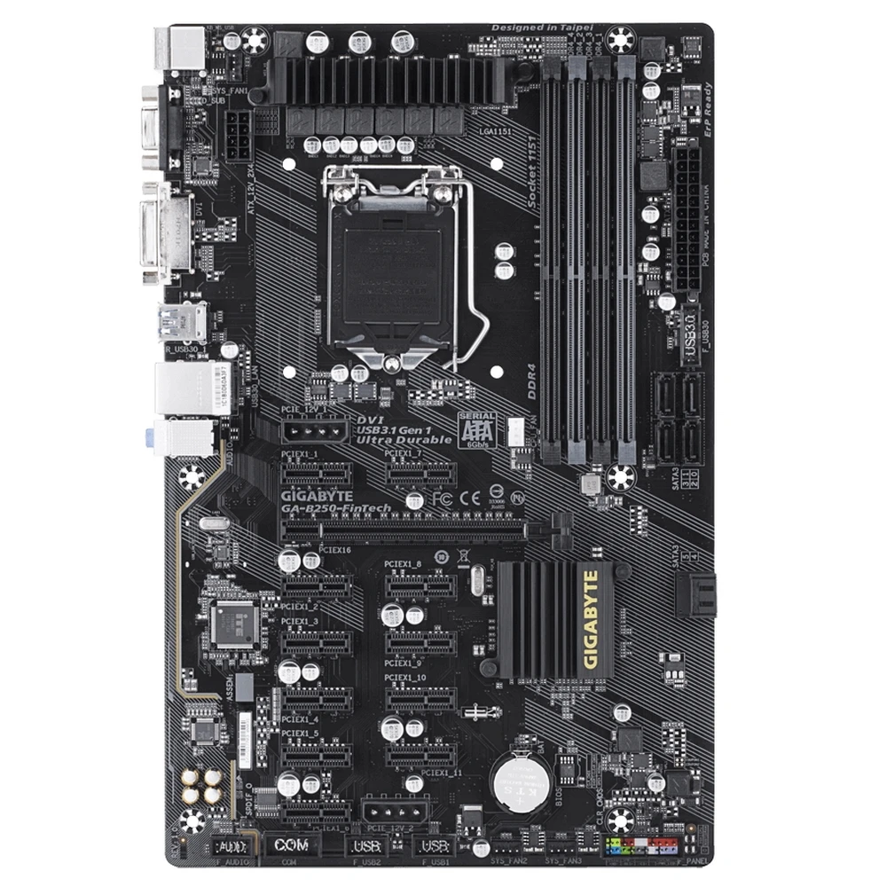 Материнская плата Gigabyte GA-B250-FinTech | Компьютеры и офис