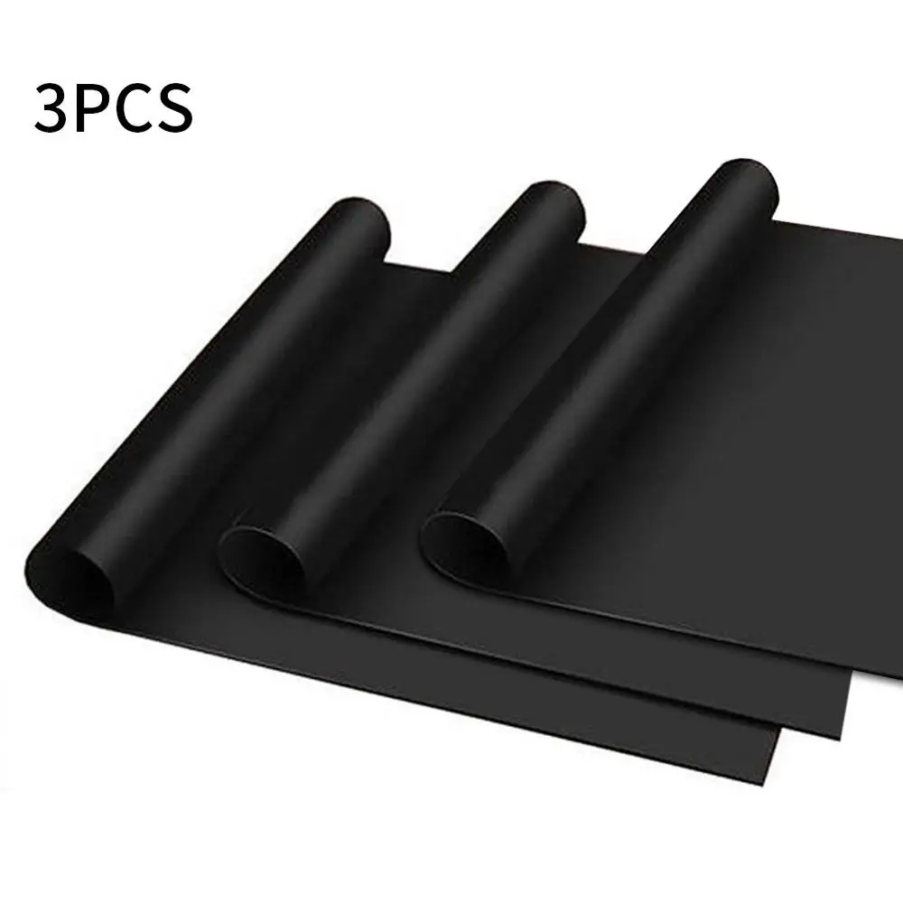 

3pcs Non-stick BBQ Grill Mat 40 * 33cm Baking Mat Cooking Grilling Sheet Heat Resistance Easily Cleaned Kitchen Tools