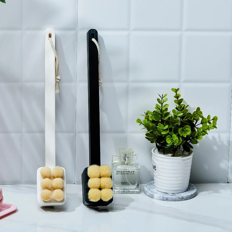 Мягкая щетка для ванны с длинной ручкой и лица двухцелевая зеркальная