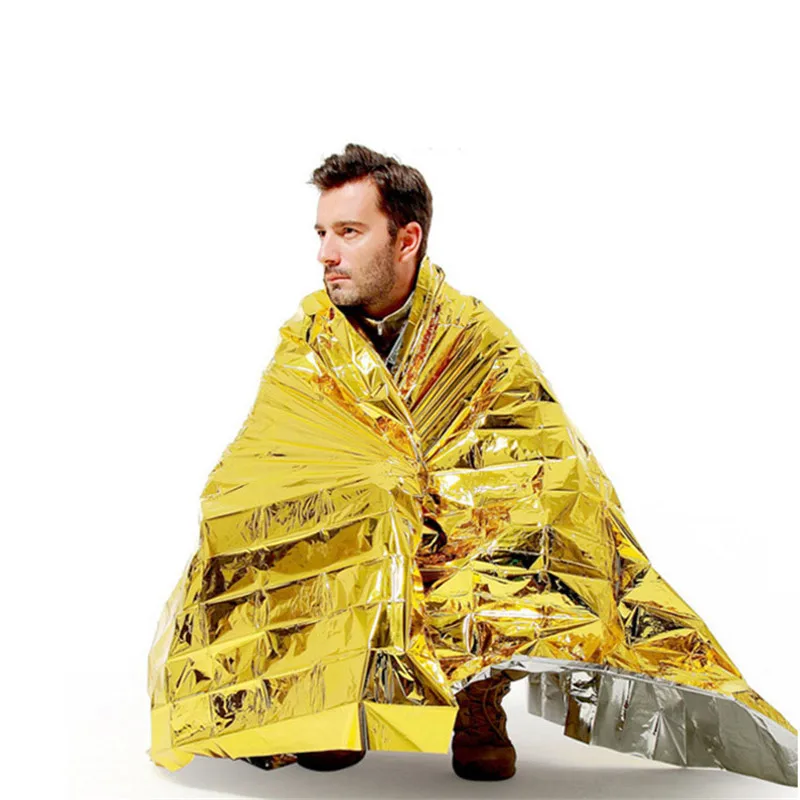 Для спасения при аварийной ситуации одеяло для улицы Водонепроницаемая фольга