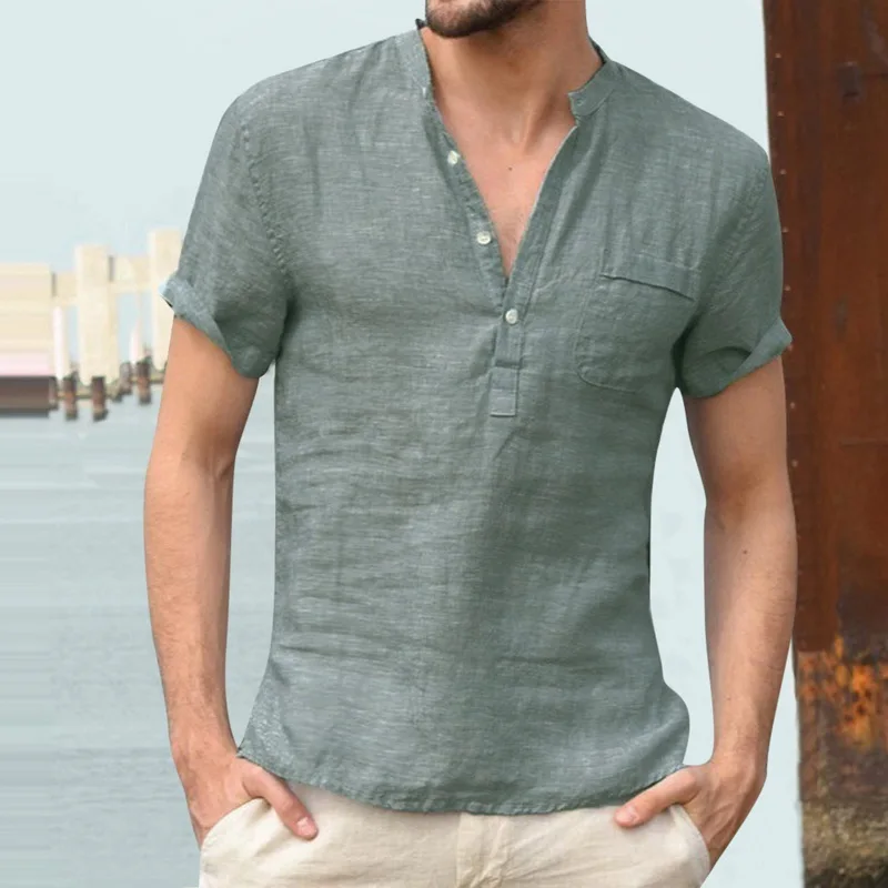 

Men's Short-Sleeved T-shirt Summer New Cotton Led Comfortable Casual Men's T-shirt Shirt Male Breathable Fahion Shirts S-3XL