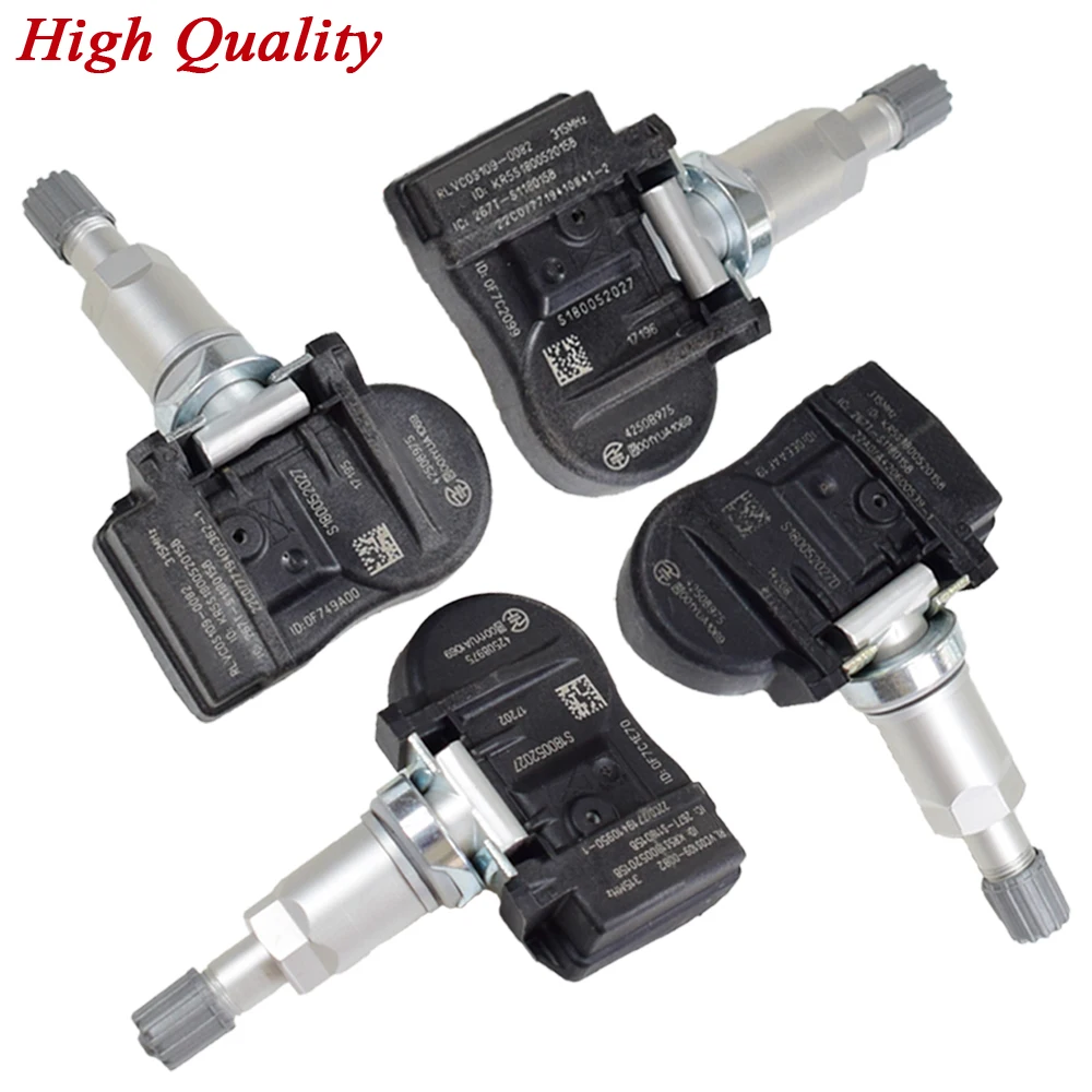 4 шт. 315 МГц датчик контроля давления в шинах TPMS для Mitsubishi Mirage 2013- I-Miev Outlander 4250B975 автомобильные аксессуары