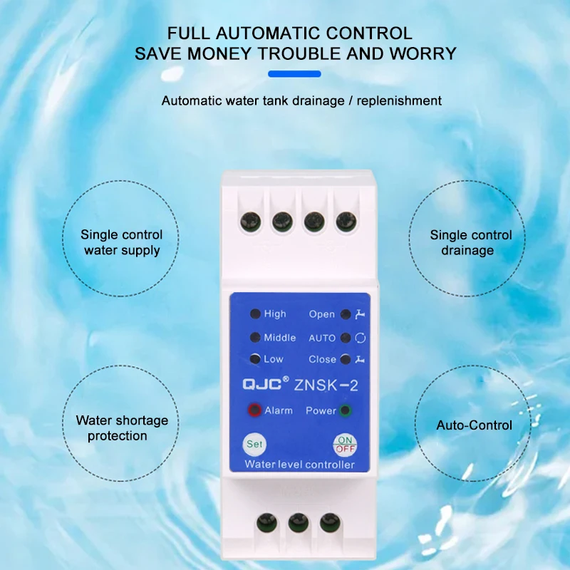 Automatic Water Level Controller Switch 3KW 220V tank Liquid Detection Sensor Pump 2m wires | Обустройство дома