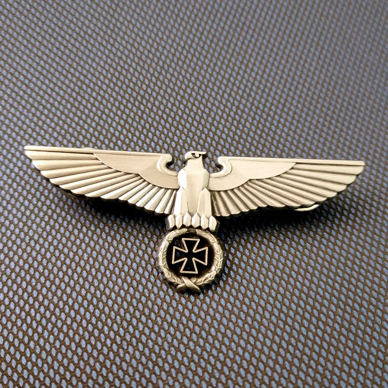 Немецкая армия Второй мировой войны медаль с орлом эмалированная брошь заколки
