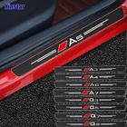 Наклейка на пороги автомобиля из углеродного волокна для Audi Sline Quattro A1 A3 A4 A5 A6 A7 A8 TT Q3 Q5 Q7 Q8 B8 TT S1 S3 S4 S5 S6 S7 S8 TTS