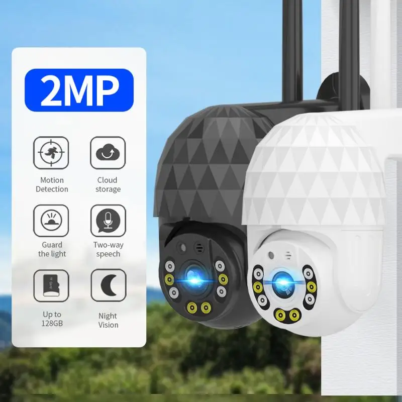 V380 Pro 1080P Wifi IP Camera Wireless Outdoor Night Vision Home Security Video CCTV Surveillance Cameras Waterproof | Безопасность и