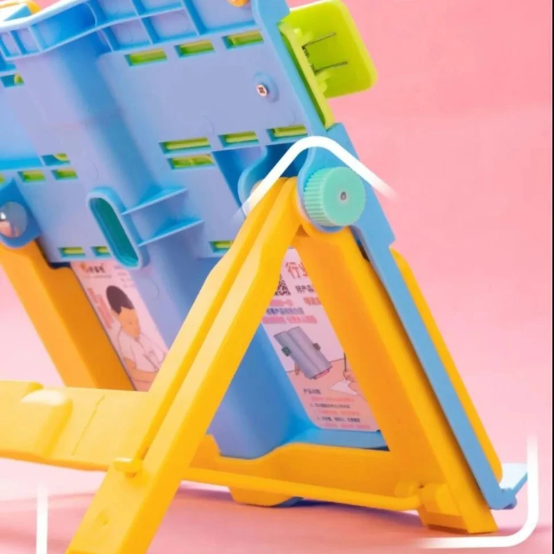 

Adjustable Kids Children Reading Shelf Holder Portable Folding Book Stand Support Desk Organizer for Office School Supplies