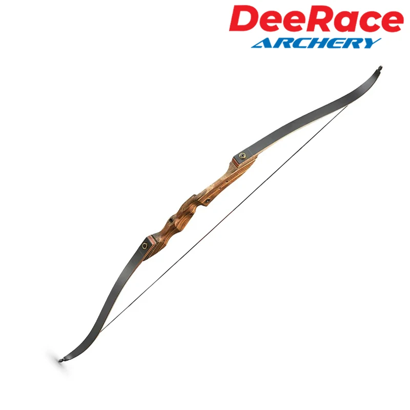 

64 Inches Wood Archery Recurve Bow Traditional Take Down For Hunting or 3D Hunting 40lbs 45lbs 50lbs Right Left Hand
