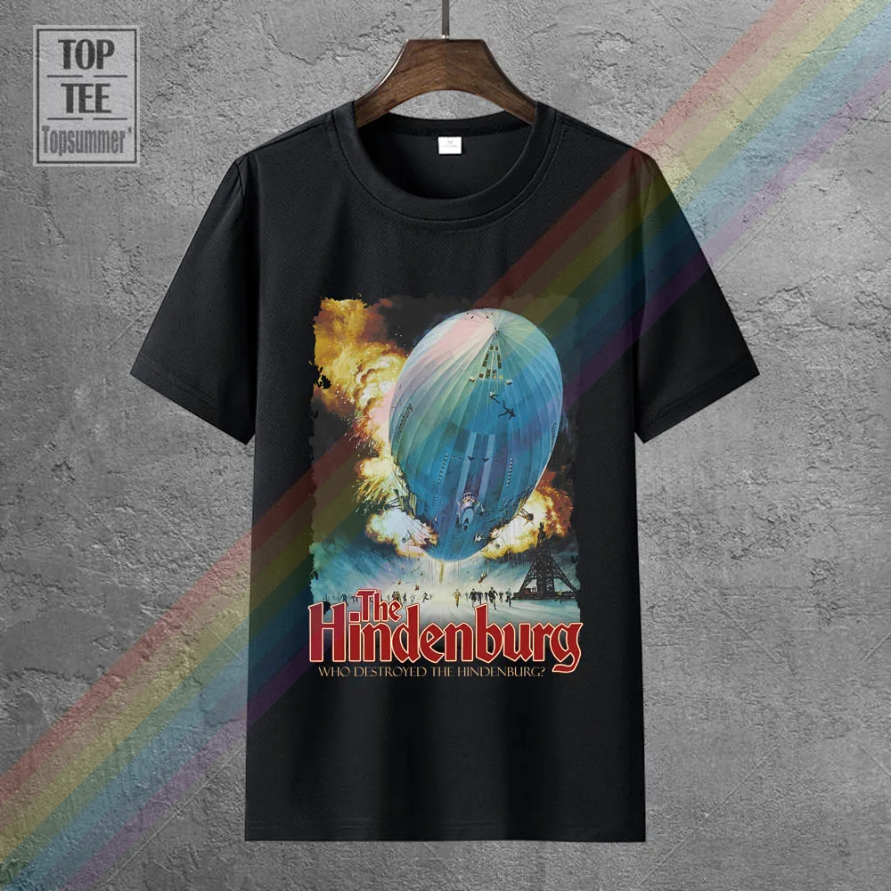 

The Hindenburg T-Shirts Skull Retro Tshirt Gothic Graphic Tops Designer Tee Shirt Funny Horror T-Shirt