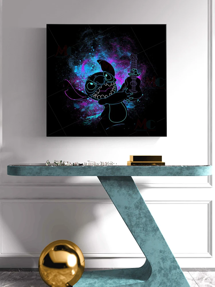 Brand new diamond painting black abstract art 5D DIY cartoon animal mosaic embroidery home decoration | Дом и сад