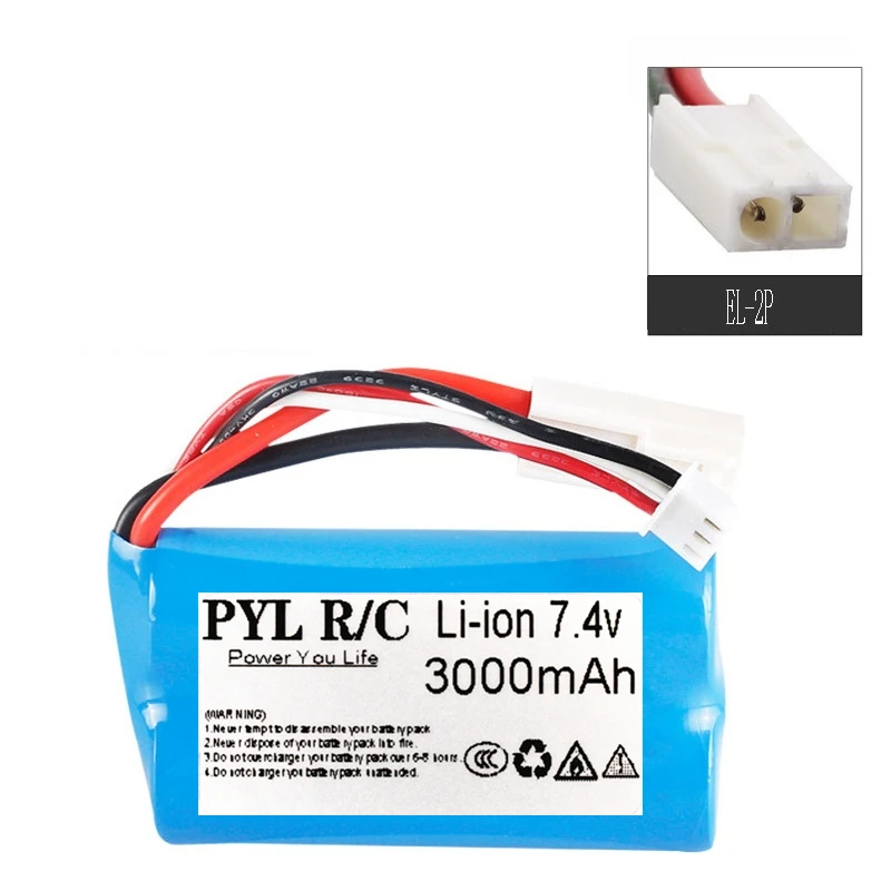 pyl rc 74 v 3000mah 18650 литий полимерный аккум