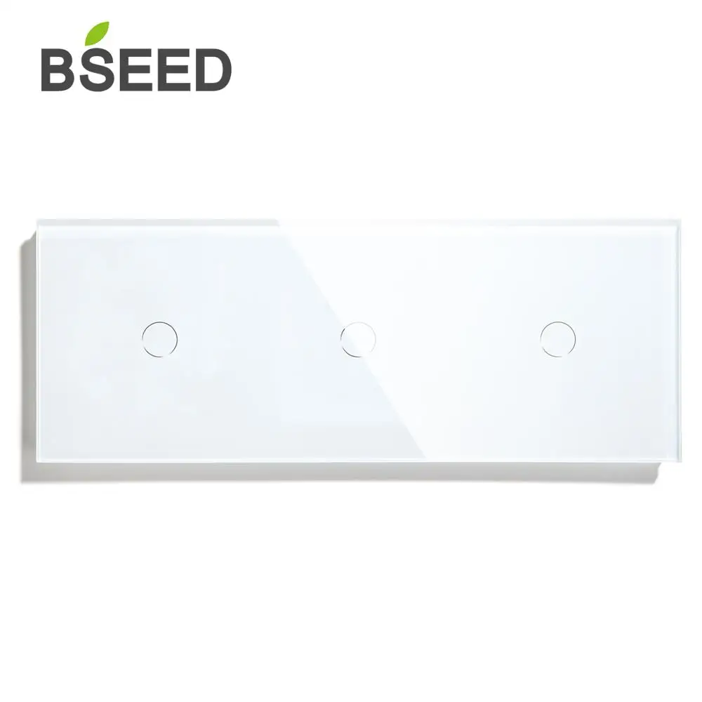 Сенсорный выключатель Bseed 3 Gang Wi Fi 228 мм светильник белый кристалл класс