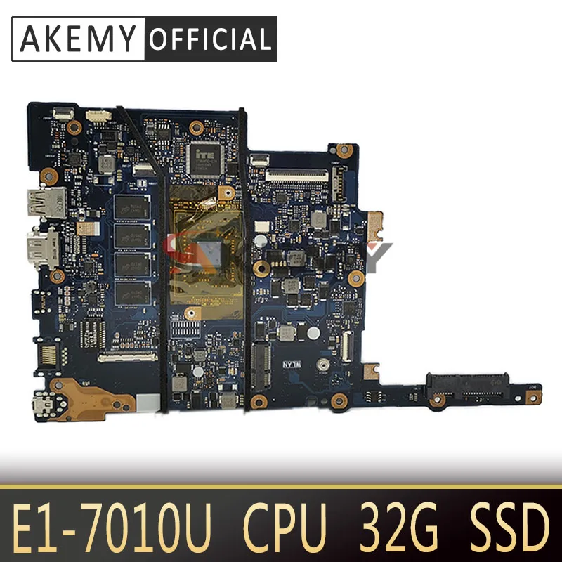 

SAMXINNO E402YA Motherboard For For For Asus E402 E402Y E402YA Laotop Mainboard with E1-7010U CPU 32G SSD