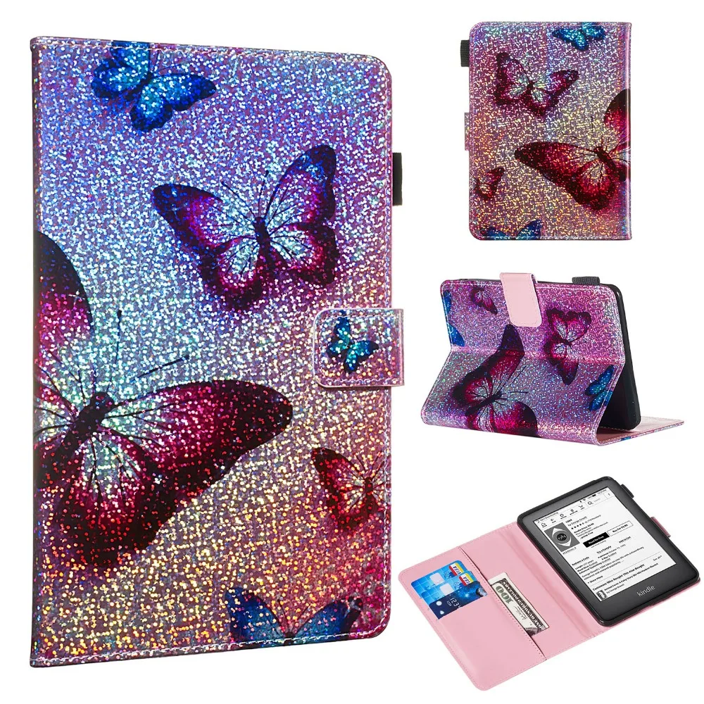 Чехол для Amazon All New Kindle 10 поколения, 6 дюймов,, выпущен из искусственной кожи, смарт-чехол для всех новых Kindle чехол+ подарок